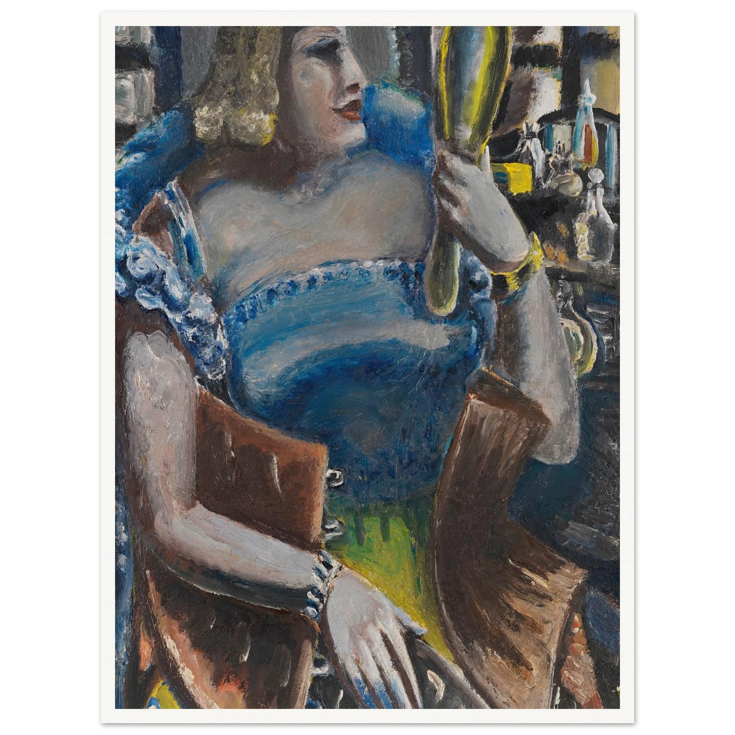 Wassernixe (1940-1948) Art Print | Paul Kleinschmidt - Framed Poster - 30x40 cm / 12x16″ - Black frame