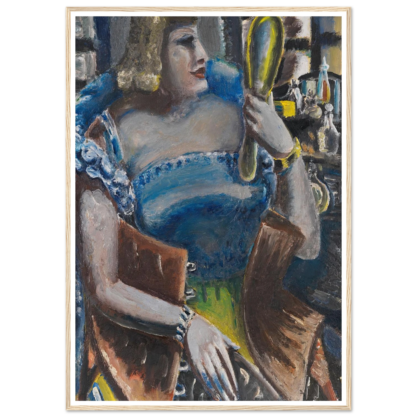 Wassernixe (1940-1948) Art Print | Paul Kleinschmidt - Framed Poster - 30x40 cm / 12x16″ - Black frame