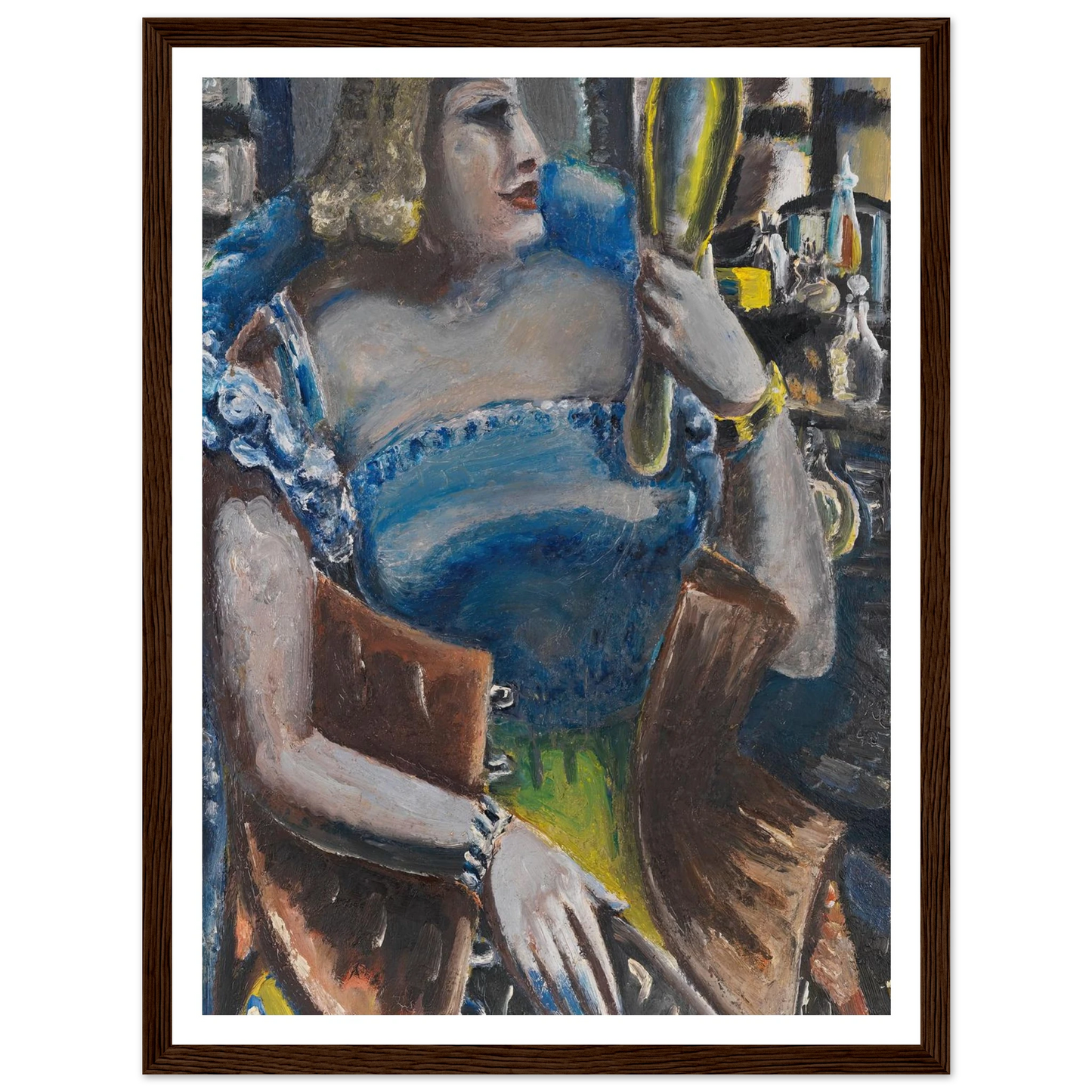 Wassernixe (1940-1948) Art Print | Paul Kleinschmidt - Framed Poster - 30x40 cm / 12x16″ - Black frame