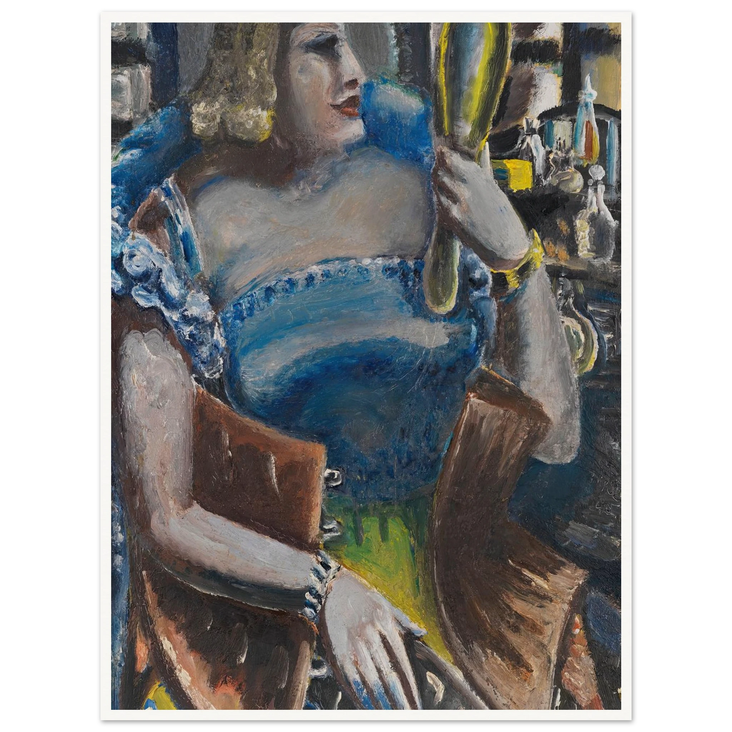 Wassernixe (1940-1948) Art Print | Paul Kleinschmidt - Framed Poster - 30x40 cm / 12x16″ - Black frame