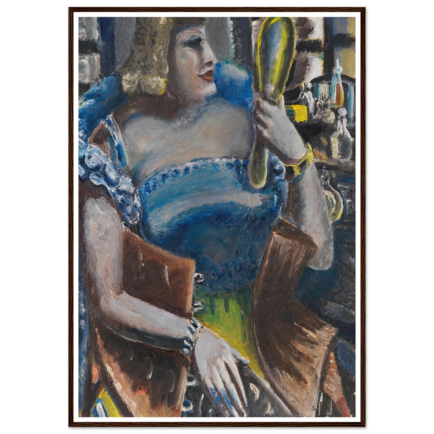 Wassernixe (1940-1948) Art Print | Paul Kleinschmidt - Framed Poster - 30x40 cm / 12x16″ - Black frame