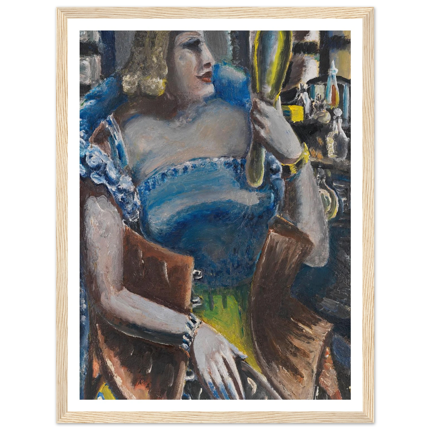 Wassernixe (1940-1948) Art Print | Paul Kleinschmidt - Framed Poster - 30x40 cm / 12x16″ - Black frame