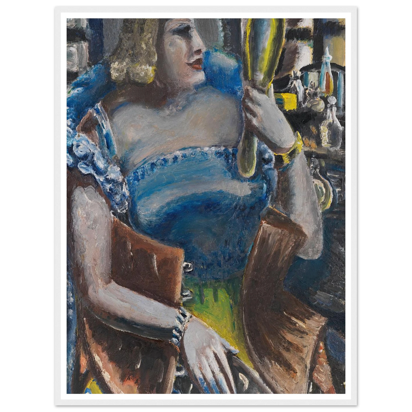 Wassernixe (1940-1948) Art Print | Paul Kleinschmidt - Framed Poster - 30x40 cm / 12x16″ - Black frame