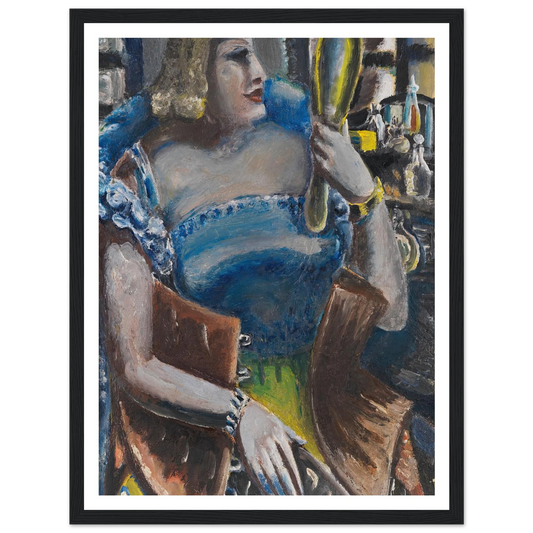 Wassernixe (1940-1948) Art Print | Paul Kleinschmidt - Framed Poster - 30x40 cm / 12x16″ - Black frame