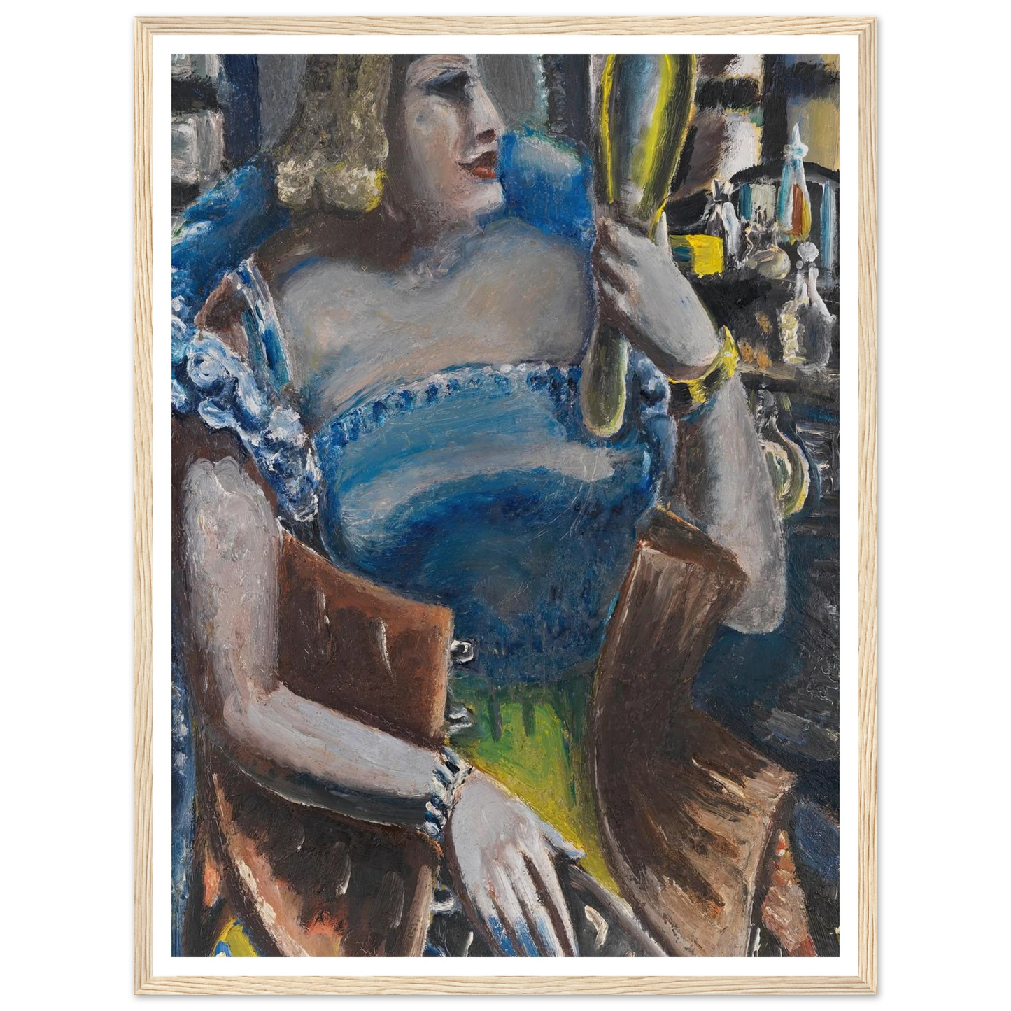 Wassernixe (1940-1948) Art Print | Paul Kleinschmidt - Framed Poster - 30x40 cm / 12x16″ - Black frame