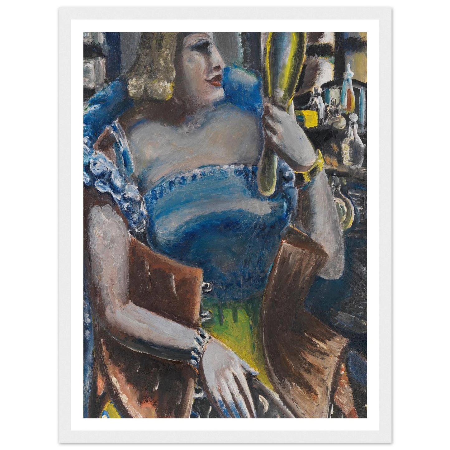 Wassernixe (1940-1948) Art Print | Paul Kleinschmidt - Framed Poster - 30x40 cm / 12x16″ - Black frame