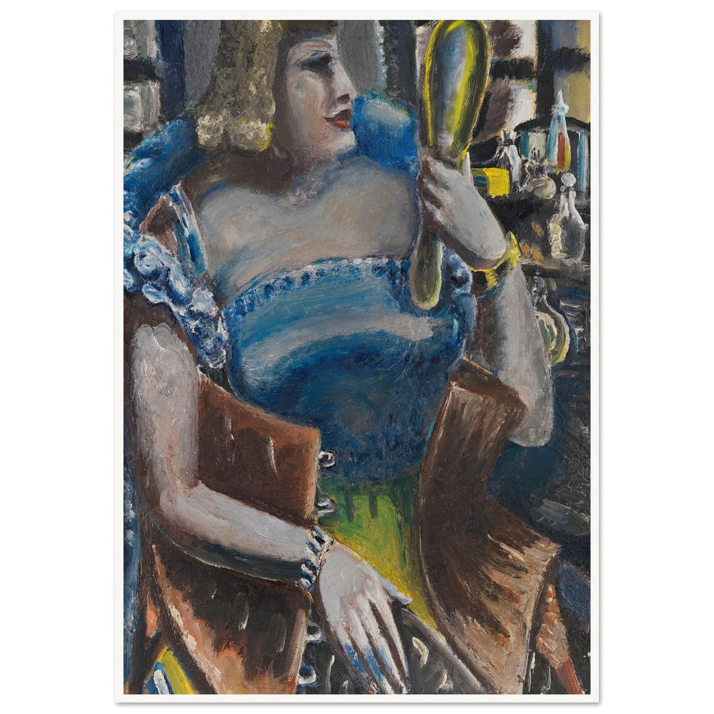 Wassernixe (1940-1948) Art Print | Paul Kleinschmidt - Framed Poster - 30x40 cm / 12x16″ - Black frame