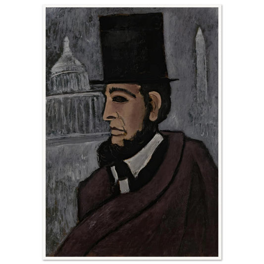 Weary of the Truth (1940) Art Print | Marsden Hartley - Framed Poster - 30x40 cm / 12x16″ - Black frame