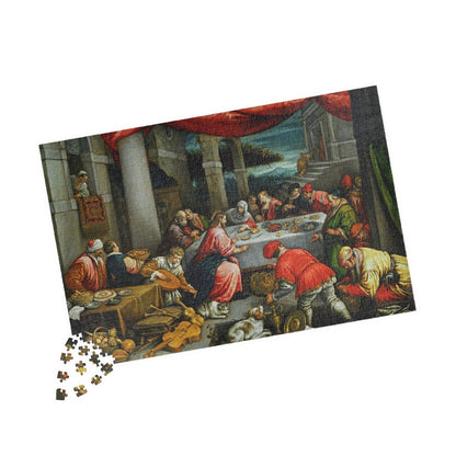 Wedding at Cana Puzzle | Leandro Bassano - - 1014 pcs (Horizontal) - 