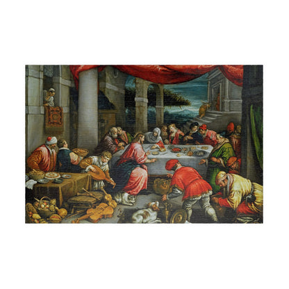 Wedding at Cana Puzzle | Leandro Bassano - - 1014 pcs (Horizontal) - 