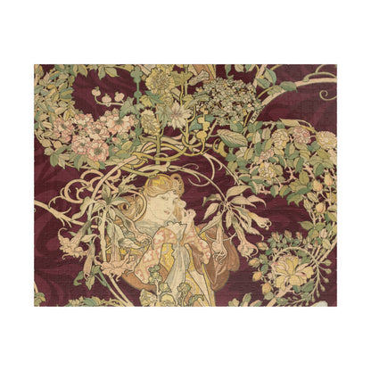 Woman with Daisy Puzzle | Alphonse Mucha - - 252 pcs (Horizontal) - 
