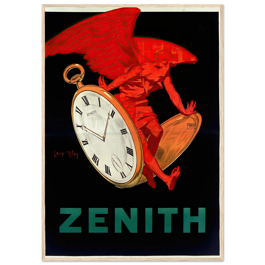 Zenith (1928) Art Print | Jean Dylen - Framed Poster - 30x40 cm / 12x16″ - Black frame