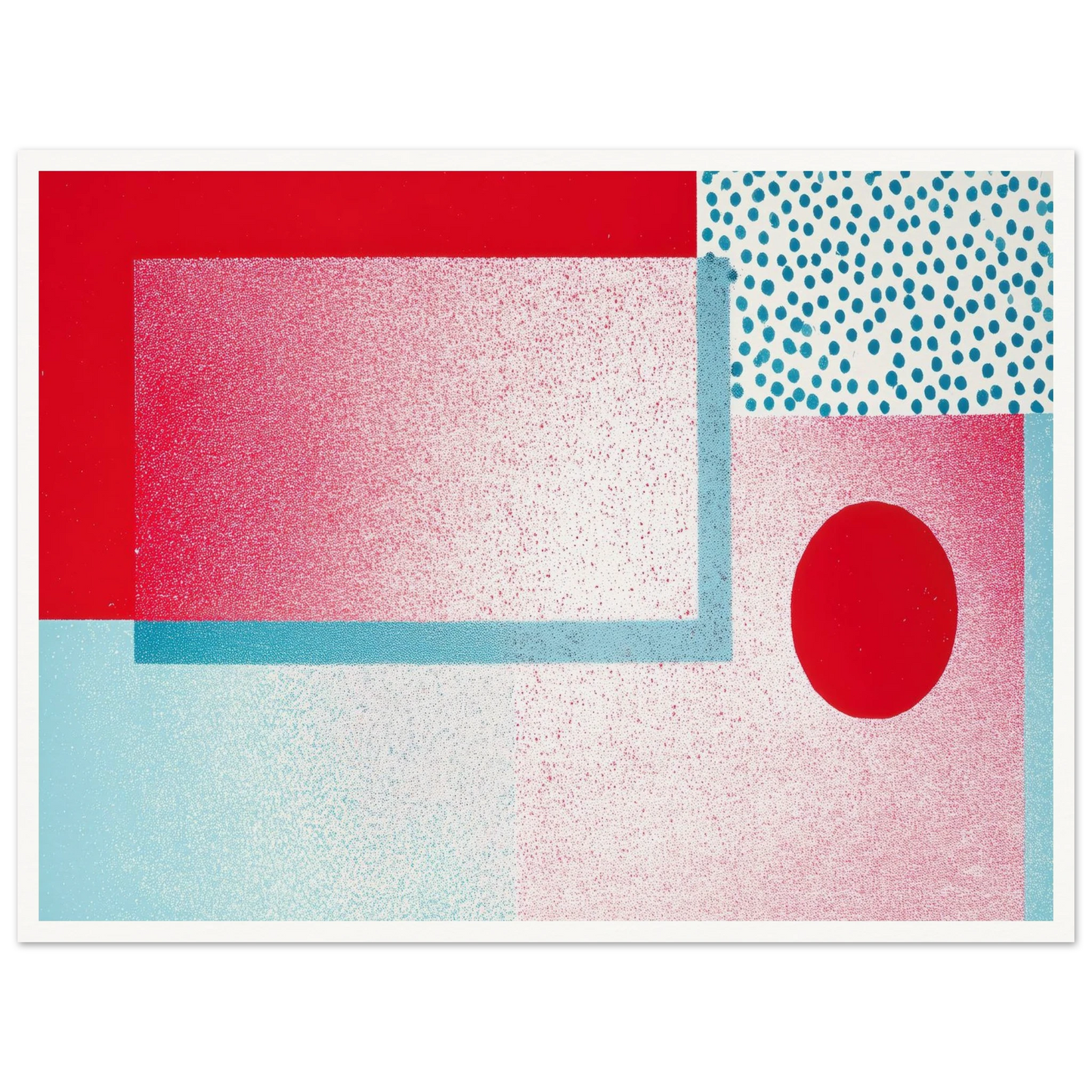 Zero Gravity Slab - Framed Poster - 30x40 cm / 12x16″ - Black frame