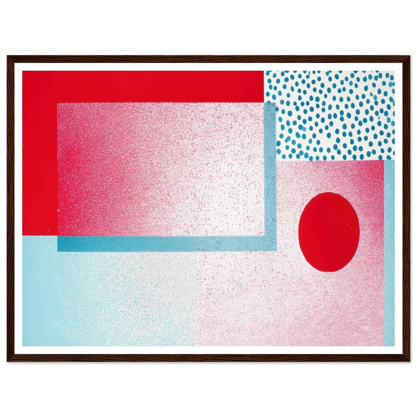 Zero Gravity Slab - Framed Poster - 30x40 cm / 12x16″ - Black frame