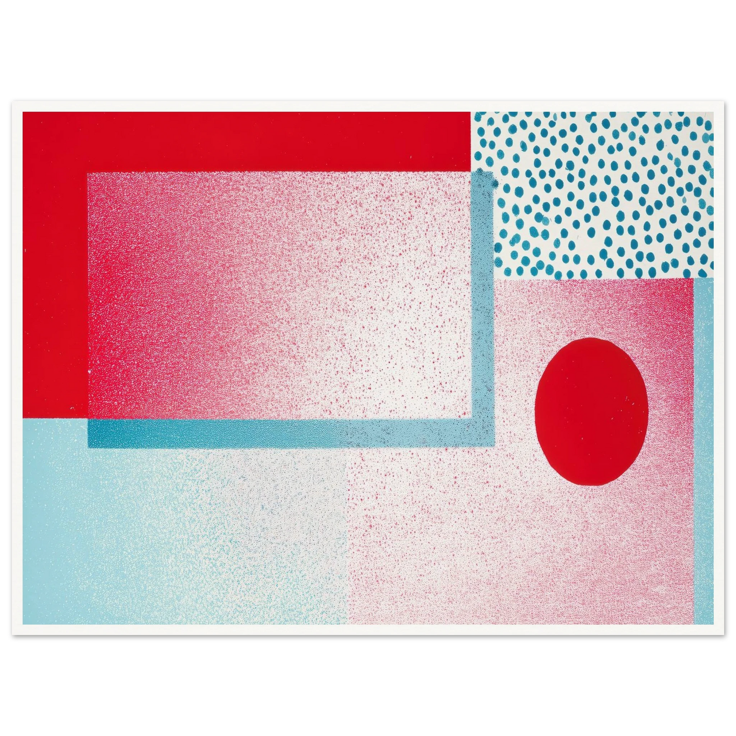 Zero Gravity Slab - Framed Poster - 30x40 cm / 12x16″ - Black frame