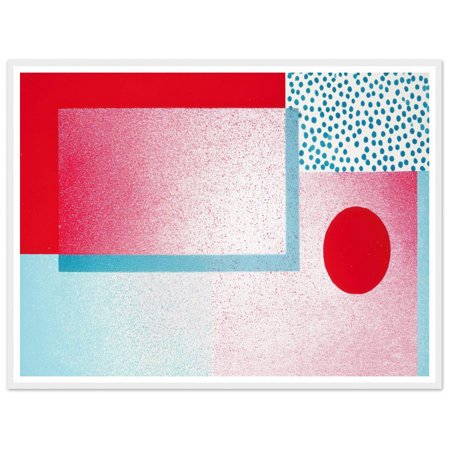 Zero Gravity Slab - Framed Poster - 30x40 cm / 12x16″ - Black frame