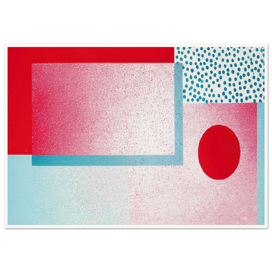 Zero Gravity Slab - Framed Poster - 30x40 cm / 12x16″ - Black frame